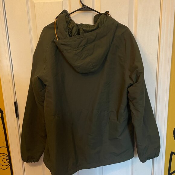 LL Bean Men's Lined Anorak - Green - Medium w/ trim - Picture 2 of 3